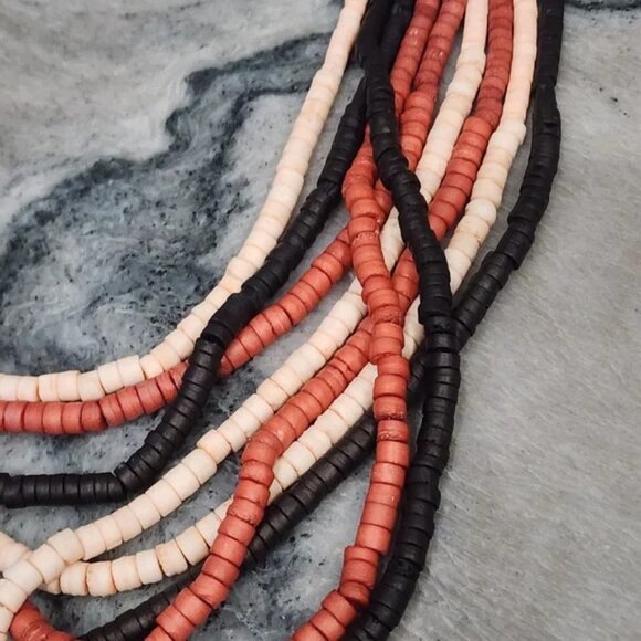 Multi-Strand Bead Necklace - Picture 4 of 9